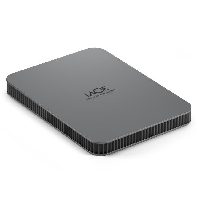 9be602f8-fc5a-4ce8-9264-cc8c7df445e6-1 External HDD LACIE Mobile Drive Secure STLR2000400 2TB USB-C USB 3.2 Colour Space Gray STLR2000400
