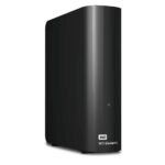 Išorinis HDD WESTERN DIGITAL Elements, matomas iš šono, su USB 3.0 jungtimi