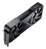 Vaizdo plokštė PNY NVIDIA RTX PRO 6000, šoninis vaizdas su jungtimis