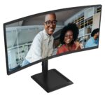 LCD Monitor AOC 34 " 3440 x 1440 pixels UltraWide Quad HD Native aspect ratio 21:9 LCD Curved CU34E4CV