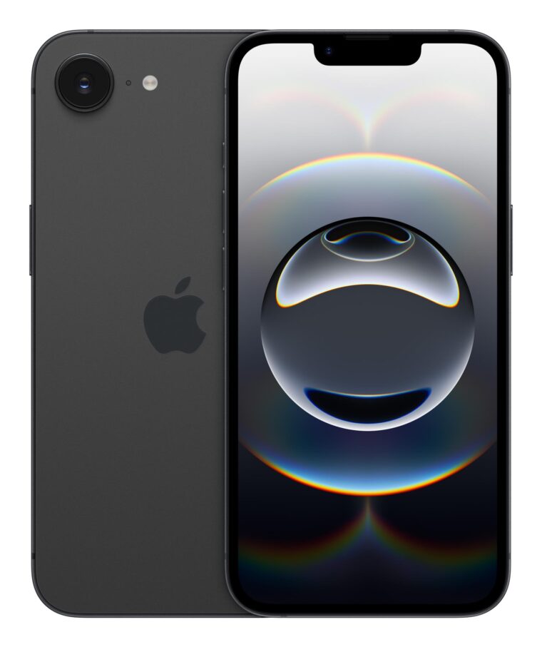 IPhone 16E su 128GB atminties, juodas, A18 procesorius