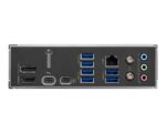 Motininė plokštė MSI Z890 GAMING WIFI, vaizdas iš šono su M.2 jungtimis
