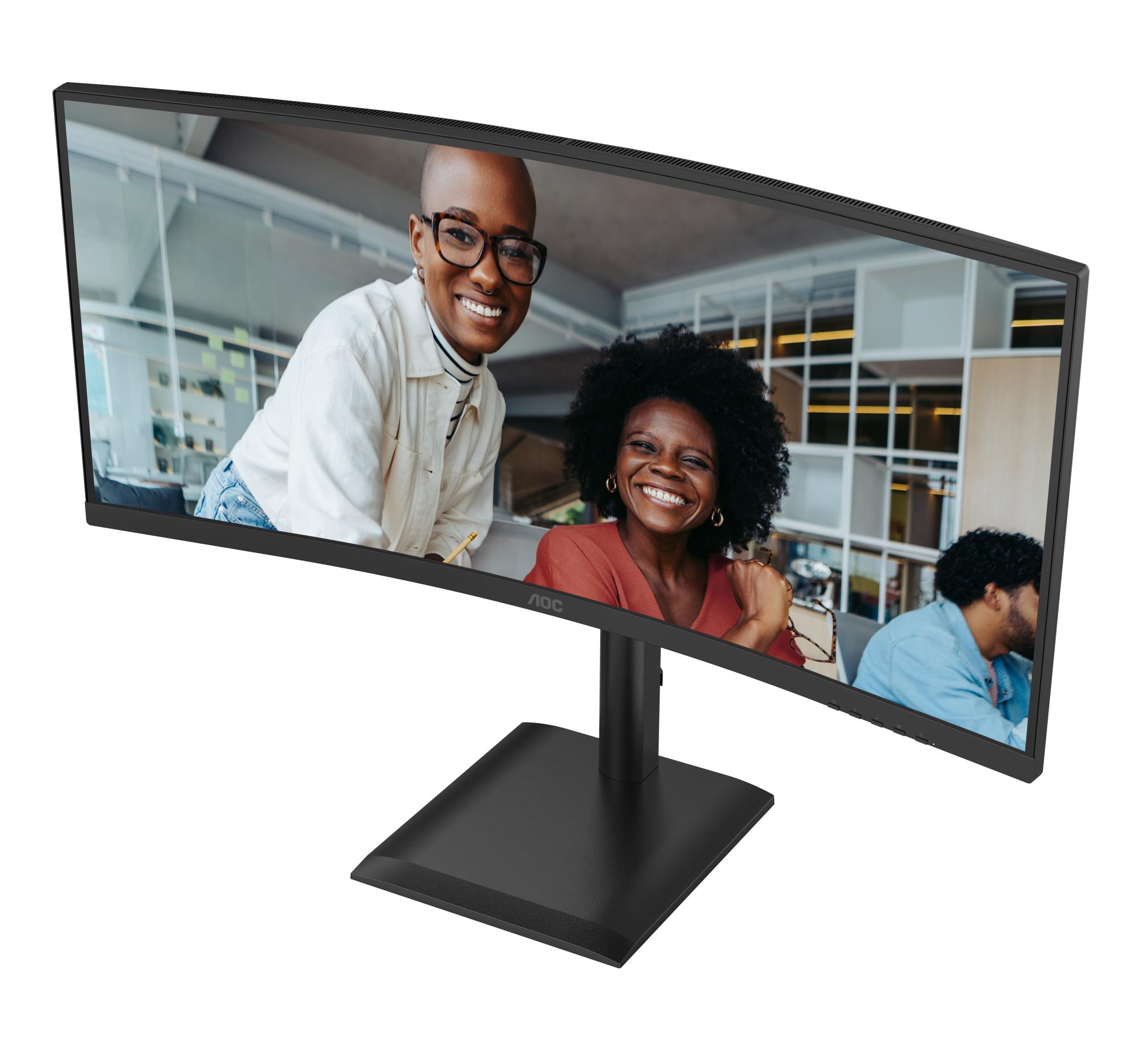 caa174d6-b49f-4a71-9d29-f8e9271a6ecc LCD Monitor AOC 34 " 3440 x 1440 pixels UltraWide Quad HD Native aspect ratio 21:9 LCD Curved CU34E4CV