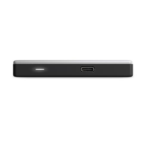 cfb69a5c-84f8-4b6b-8bd4-3bfdbf0d80cd Išorinis HDD WESTERN DIGITAL My Passport Ultra 2TB, matomas iš šono su USB-C jungtimi