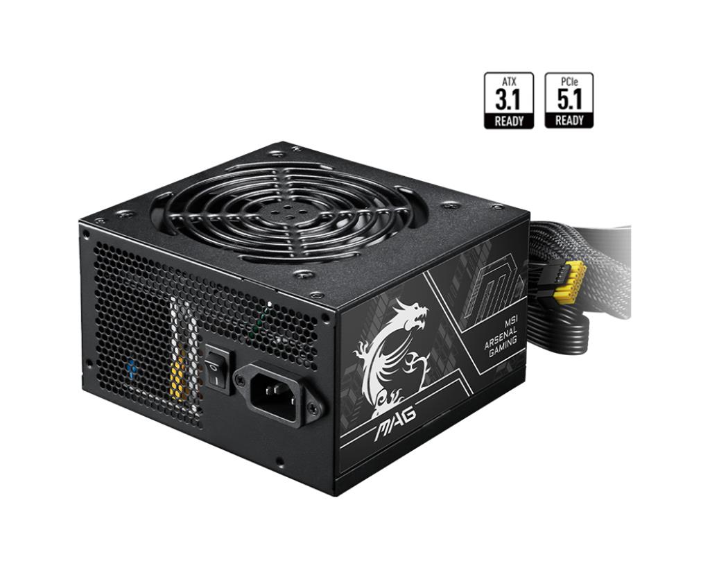 d3a6a3ac-2681-4192-94aa-0eab05a8398b-1 Power Supply MSI ATX PC 100 - 240 V 650 W MAGA650BNPCIE5II