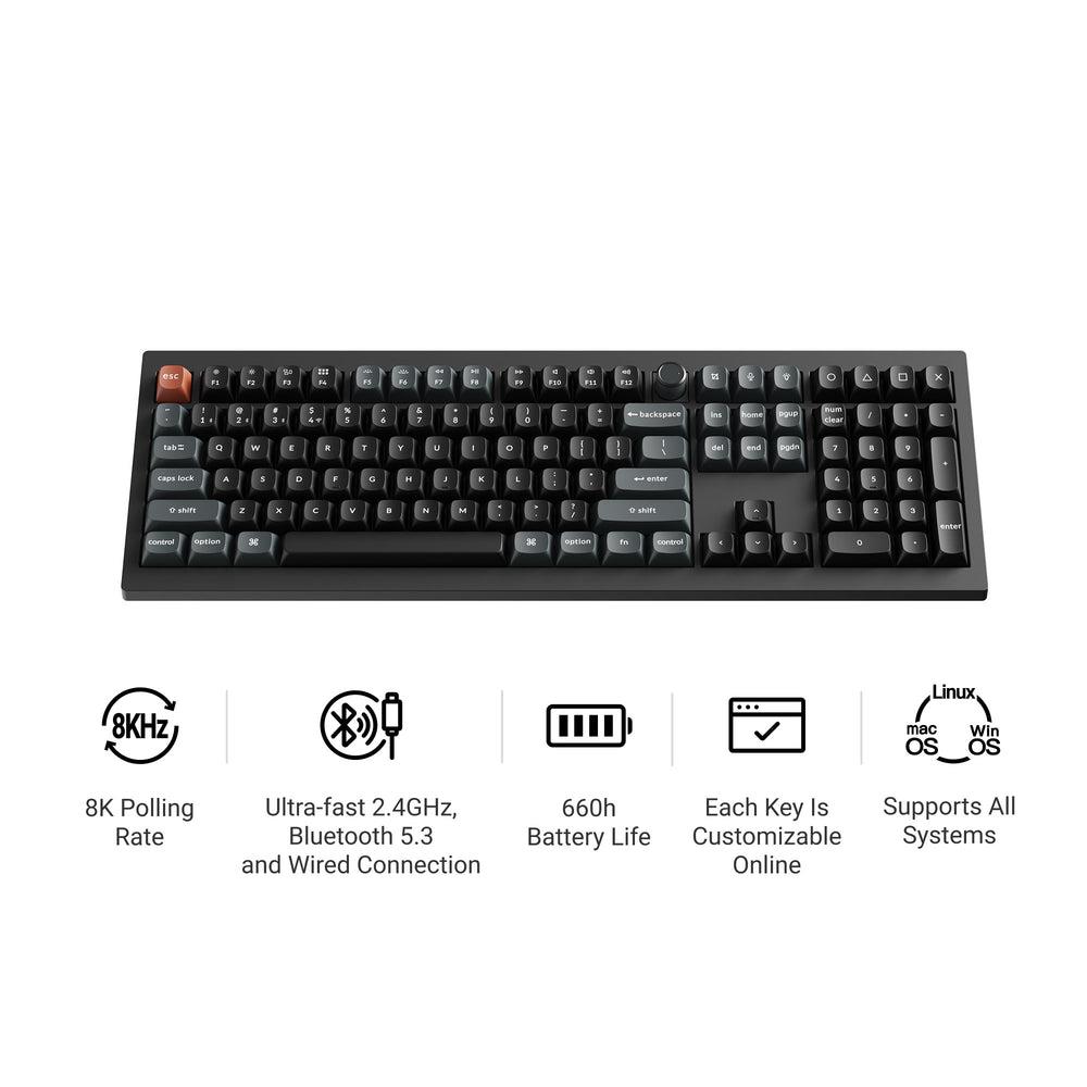 d3f6e82a-0ca6-4631-a4bd-b85a38d932a2 KEYBOARD WRL V6 ULTRA/BLACK V6U-D3 KEYCHRON