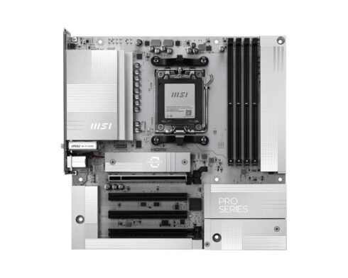 MSI PRO B850M-A WIFI PZ motininė plokštė su AM5 socket ir DDR5 RAM