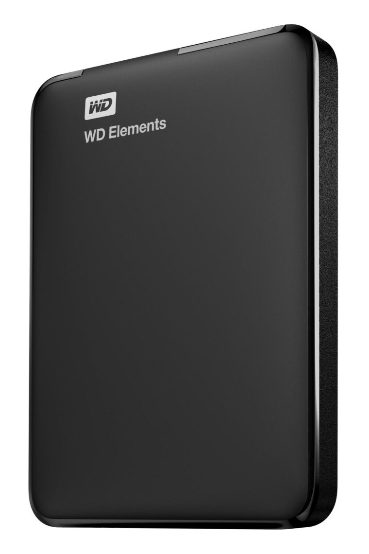 Išorinis HDD WESTERN DIGITAL Elements Portable 4TB USB 3.0, juodas
