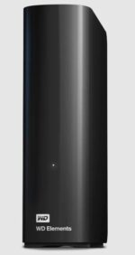 Išorinis HDD WESTERN DIGITAL Elements su USB 3.0 jungtimi, matomas iš šono