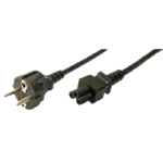 Logilink   Black CEE7/7 Schuko   C5 coupler