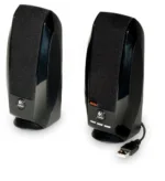Logitech   LGT-S150   Total RMS power: 1.2 watts RMS (0.6 watts per satellite) ; W   Black   2.0 Stereo Speakers