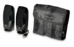 Logitech   LGT-S150   Total RMS power: 1.2 watts RMS (0.6 watts per satellite) ; W   Black   2.0 Stereo Speakers