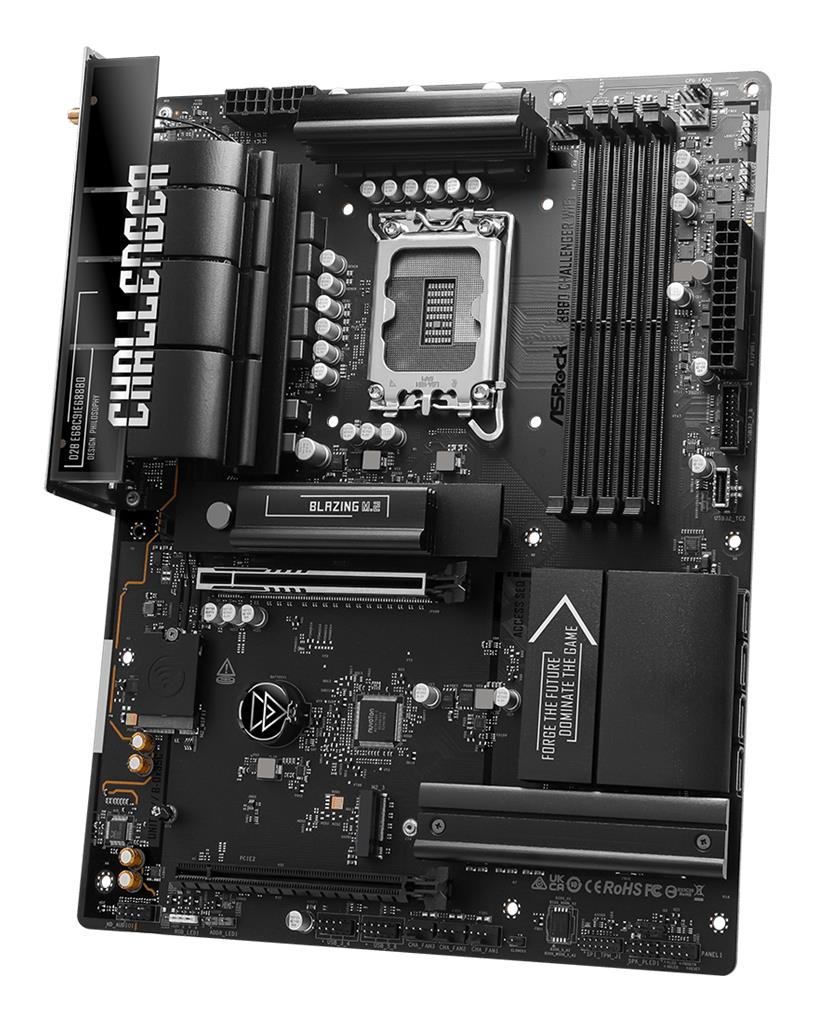 041dca49-6a7d-4bc2-bbcf-e389f43c0100-1 Mainboard ASROCK Intel B860 LGA 1851 (Socket V1) ATX RAM DDR5-SDRAM 4xSlots Wi-Fi Yes Bluetooth Yes 1xNumber of M.2 (M) slots B860CHALLENGERWIFI