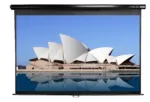 Elite Screens   Manual Series   M128UWX   Diagonal 128 ”   16:10   Viewable screen width (W) 275 cm   Black