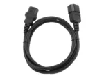 CABLEXPERT PC-189-VDE maitinimo laido C14 jungtis, artimas vaizdas