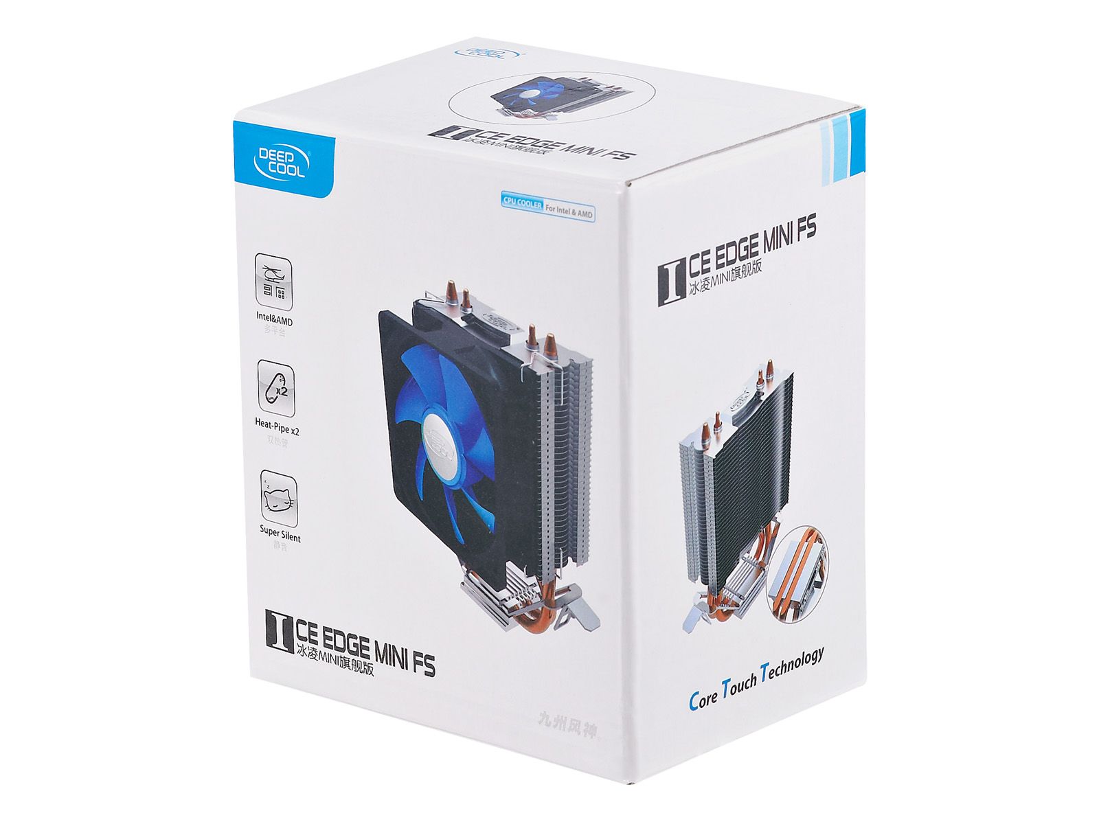087298-dp-mch2-iemv2-6933412725527-0.webp Deepcool „Ice Edge Mini FS” universal cooler, 2 heatpipes, Intel LGA1700/1200/1151/1150/1155 and AMD AM5/AM4 Universal Deepcool „Iceedge mini FS” Universal
