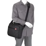 Case Logic   DLC115   Fits up to size 15 ”   Messenger – Briefcase   Black   Shoulder strap