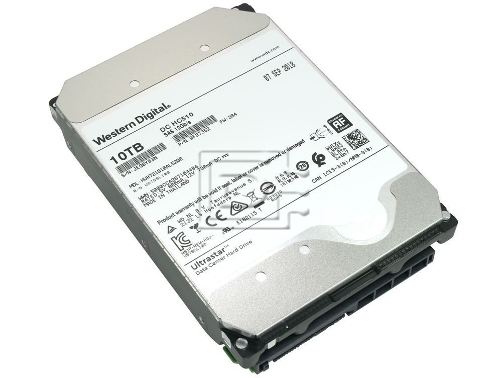 HGST Ultrastar He10 10TB SAS HGST Ultrastar He10 HUH721010AL5200 10TB SAS HDD