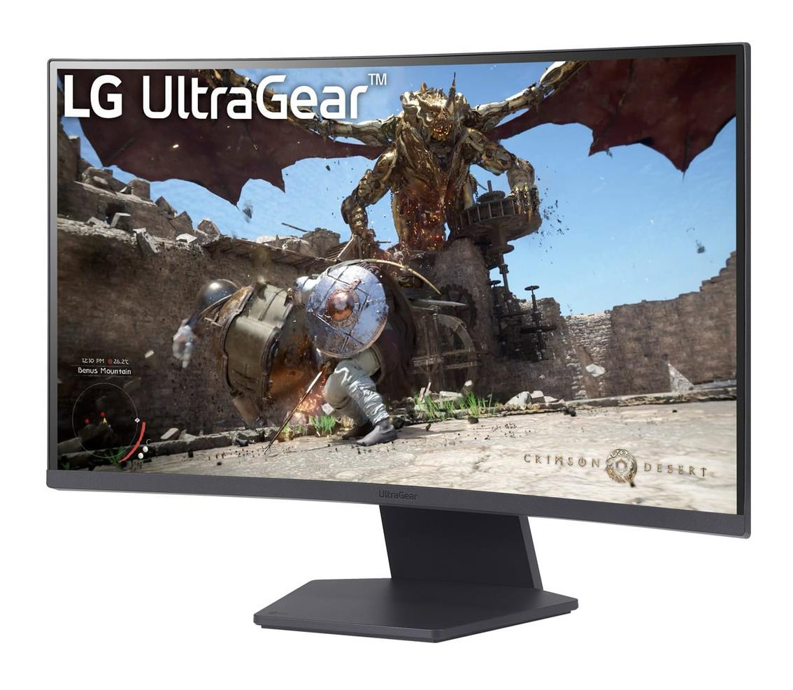 0d829811-16e0-45f1-b33f-2c2bd424eb55-1 LCD Monitor LG 27GS60QC-B 27″ Gaming/Curved Panel VA 2560×1440 16:9 180 Hz Matte 1 ms Tilt Colour Black 27GS60QC-B