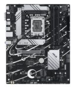 Mainboard ASUS Intel B760 Express LGA1700 ATX Memory DDR5 Memory slots 4 2xPCI-Express 3.0 1x 1xPCI-Express 4.0 16x 1xPCI-Express 5.0 16x 3xM.2 1x15pin D-sub 1xHDMI 1xDisplayPort 2xUSB 2.0 3xUSB 3.2 1xUSB-C 1xRJ45 3xAudio port PRIMEB760-PLUS
