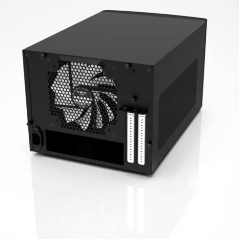 Fractal Design   NODE 304   2 – USB 3.0 (Internal 3.0 to 2.0 adapter included)1 – 3.5mm audio in (microphone)1 – 3.5mm audio out (headphone)Power button with LEDHDD LED   Black