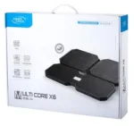 Deepcool   Multicore x6   Notebook cooler up to 15.6″   Black   380X295X24mm mm   900g g