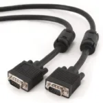 Gembird CC-PPVGA-10M-B Premium VGA HD15M/HD15M dual-shielded w/2*ferrite core 10M   Cablexpert