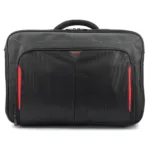 Targus   CN418EU   Clamshell Laptop Bag   Briefcase   Black/Red   17-18 ”   Shoulder strap