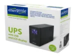 EnerGenie   UPS with USB and LCD display, Black   1200 VA
