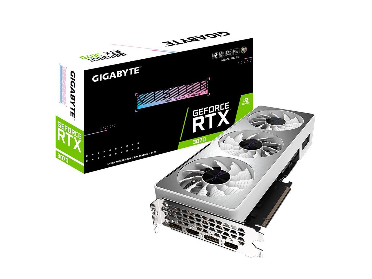 14-932-450-V01.jpg Gigabyte GeForce RTX 3070 Vision OC 8GB GDDR6 su WINDFORCE 3X aušinimu