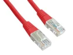 PATCH CABLE CAT5E UTP 0.5M raudonas, RJ45 jungtis