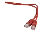 PATCH CABLE CAT5E UTP 0.5M/RED PP12-0.5M/R GEMBIRD