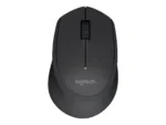 Logitech M280 belaidė pelė, šoninis vaizdas su matomais mygtukais