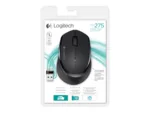 Logitech M280 belaidė pelė, matoma iš šono su mygtukais