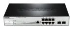 D-Link   Metro Ethernet Switch   DGS-1210-10/ME   Managed L2   Rack mountable   Gigabit Ethernet (copper) ports quantity 8   SFP ports quantity 2   Power supply type Single   24 month(s)
