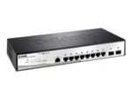 D-Link   Metro Ethernet Switch   DGS-1210-10/ME   Managed L2   Rack mountable   Gigabit Ethernet (copper) ports quantity 8   SFP ports quantity 2   Power supply type Single   24 month(s)