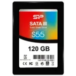 Silicon Power   Slim S55   120 GB   Solid-state drive interface SATA   Read speed 550 MB/s   Write speed 420 MB/s