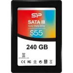 Silicon Power   Slim S55   240 GB   Solid-state drive interface SATA   Read speed 550 MB/s   Write speed 450 MB/s