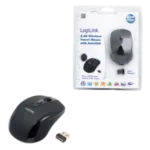 Logilink   Maus optisch Funk 2.4 GHz   wireless   2.4GH wireless mini mouse with autolink   Black