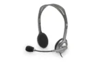 Ausinės Logitech H111 su 3.5 mm jungtimi, šoninis vaizdas