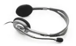 Ausinės Logitech H111 su 3.5 mm jungtimi, šoninis vaizdas