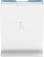 MikroTik RB941-2nD-TC hAP Lite, šoninis vaizdas su Ethernet prievadais