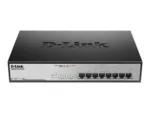 D-Link   Switch   DGS-1008MP   Unmanaged   Rack mountable   Gigabit Ethernet (copper) ports quantity 8   Power over Ethernet (PoE) ports quantity 8   Power supply type Single   24 month(s)