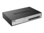 D-Link   Switch   DGS-1008MP   Unmanaged   Rack mountable   Gigabit Ethernet (copper) ports quantity 8   Power over Ethernet (PoE) ports quantity 8   Power supply type Single   24 month(s)