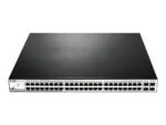 D-Link   Switch   DGS-1210-52MP   Web Management   Rack mountable   Gigabit Ethernet (copper) ports quantity 48   SFP ports quantity 4   Power over Ethernet (PoE) ports quantity 40   PoE/Poe+ ports quantity 8   Power supply type Single   24 month(s)
