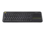 Klaviatūra Logitech K400 Plus su trackpad, viršutinė pusė