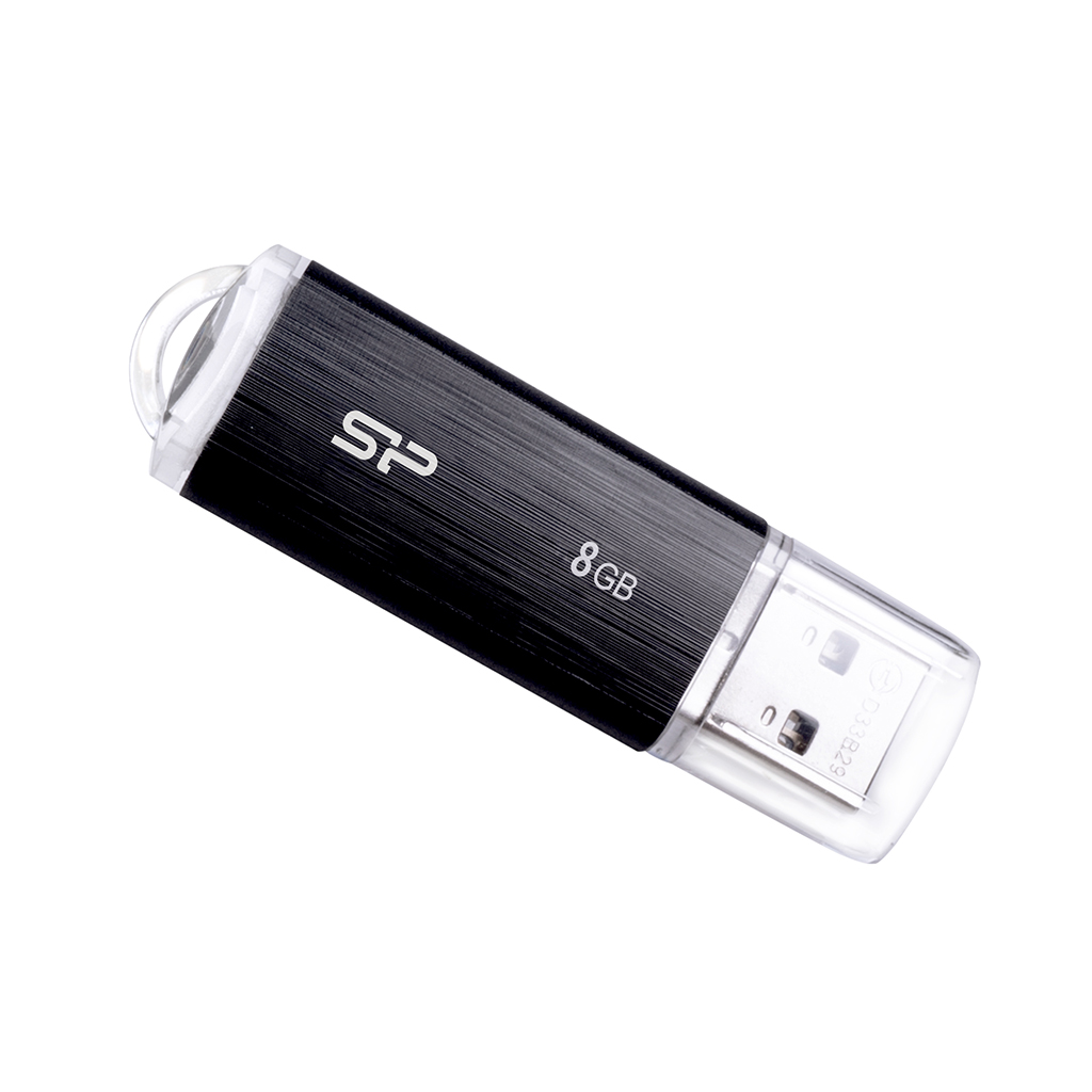 172064-sp008gbuf2u02v1k-4712702646405-0.webp Silicon Power Ultima U02 8 GB USB 2.0 Black