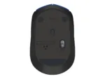 Logitech M171 belaidė pelė, matoma iš šono su mygtukais