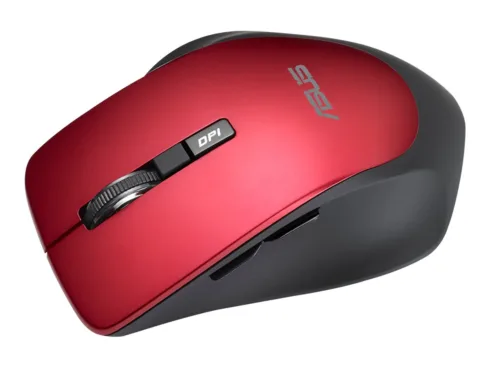 Asus WT425 belaidė pelė raudona su 1000/1600 dpi raiška