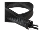 Logilink Cable FlexWrap with Zipper, 1m, 30mm, black   Logilink